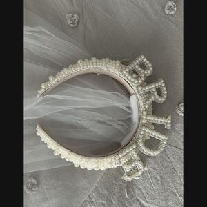 Pearl bride headband